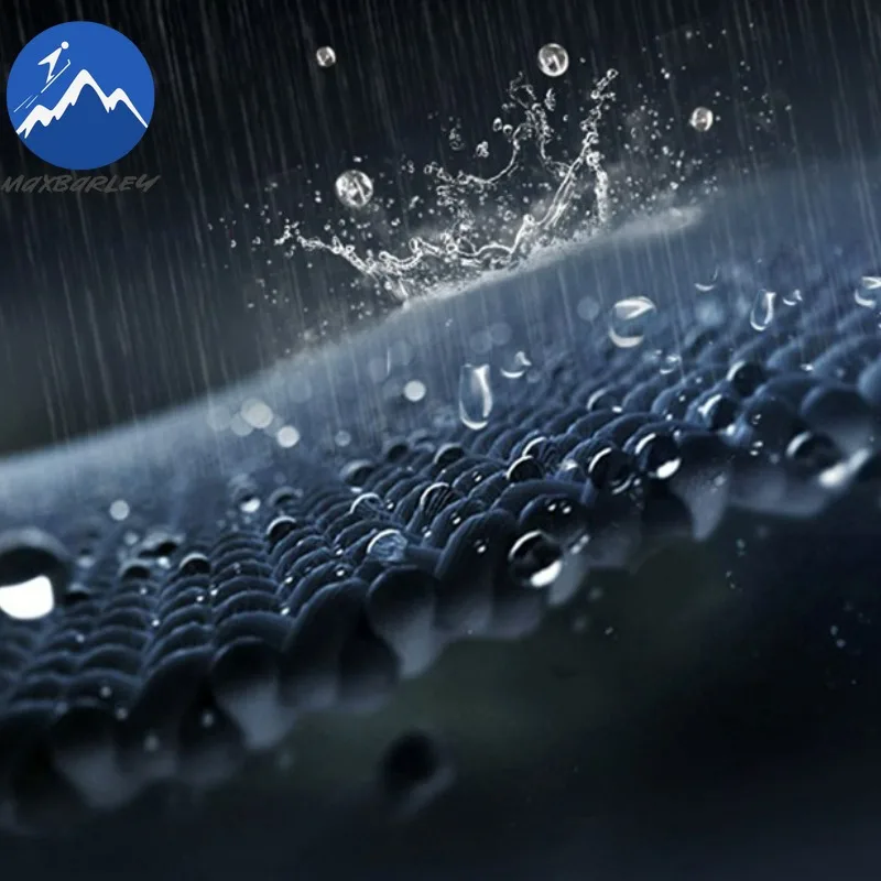 Maxbarley Down Jacket Men Hooded Outdoor Hiking Waterproof Coat Casual Mountaineering Warm Cold Protection Mid Long Down Garment