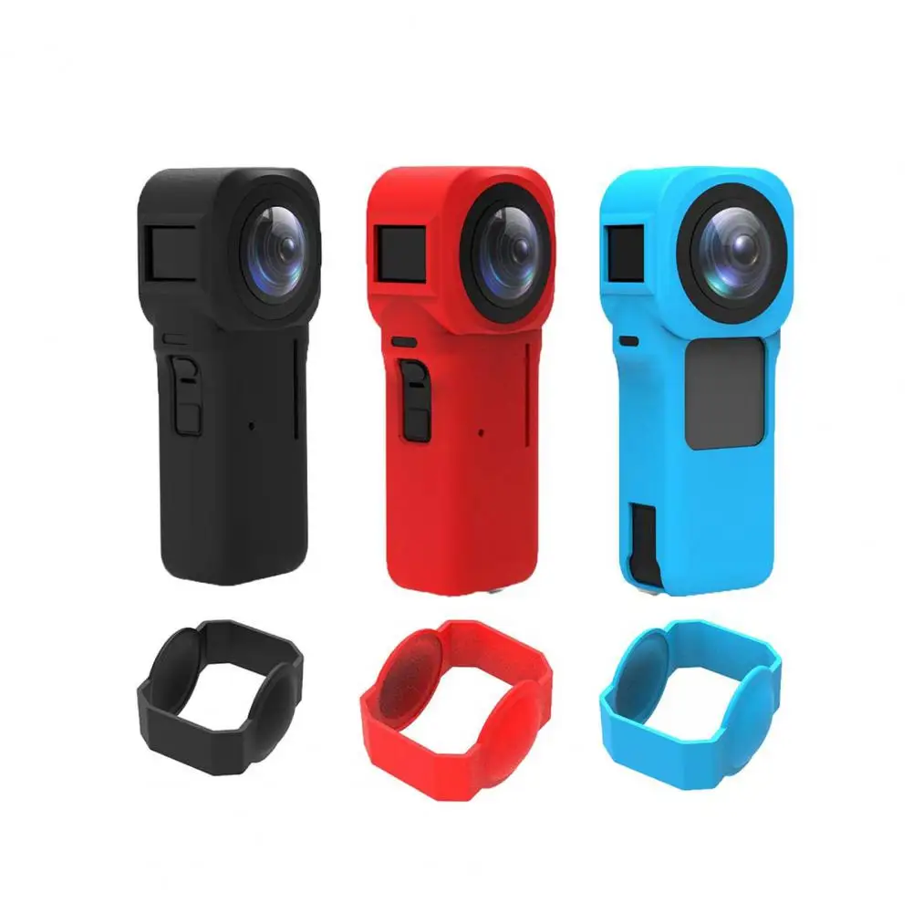 Protective Cover 1 Set Practical Precise Hole Positioning Silicone  Lamination Protection Camera Protection Case