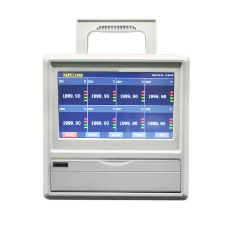 Multi-channel plastic temperature data logger with 0.2% accuracy communication