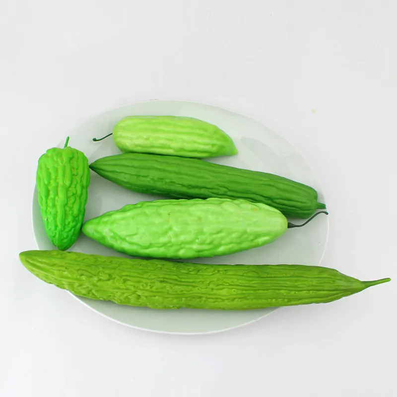 Simulation Bubble Balsam Pear Model, Fake Vegetable Decoration, Table Display, Home Decoration, Photography Props,