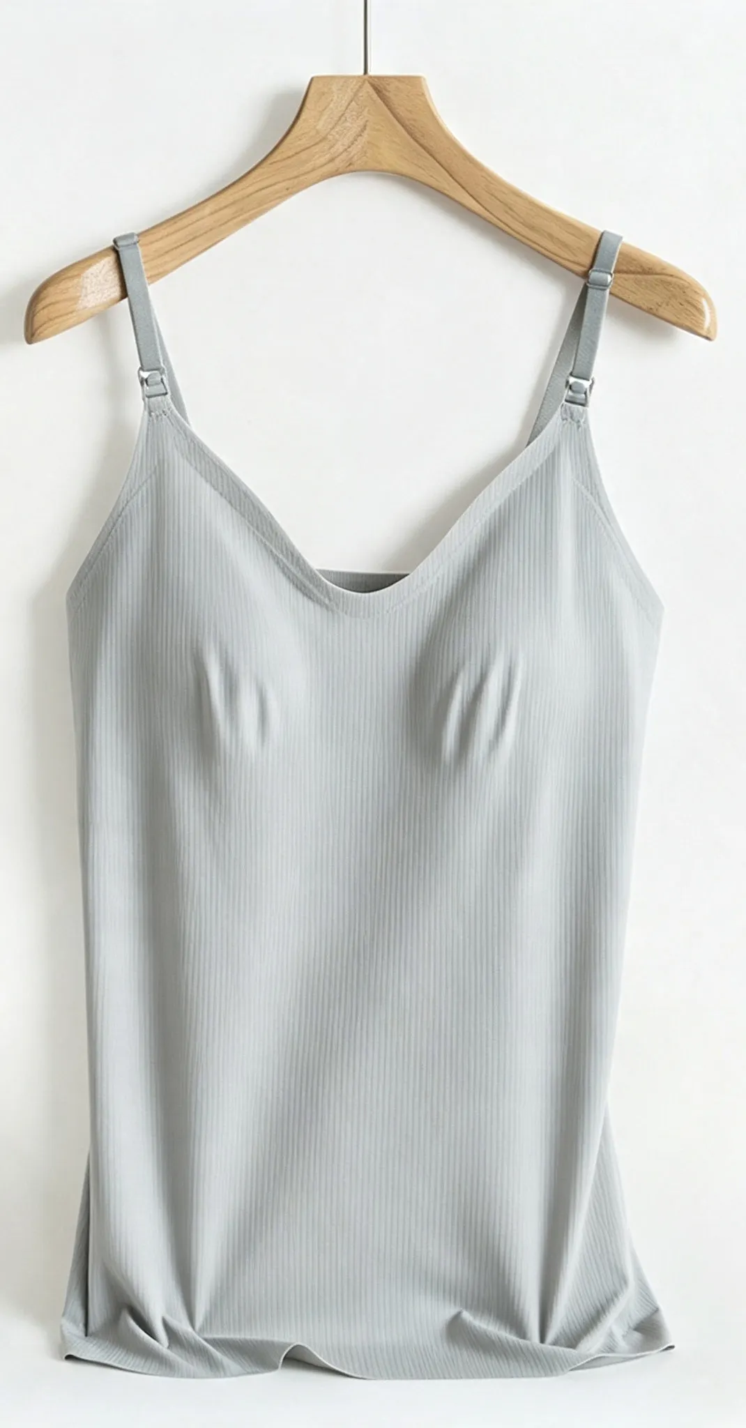 Stilltop für Schwangere, mit integriertem BH, herausnehmbaren Polstern, verstellbaren Trägern, Still-Camisole für Schwangerschaft und Postpartum. – Detail 2