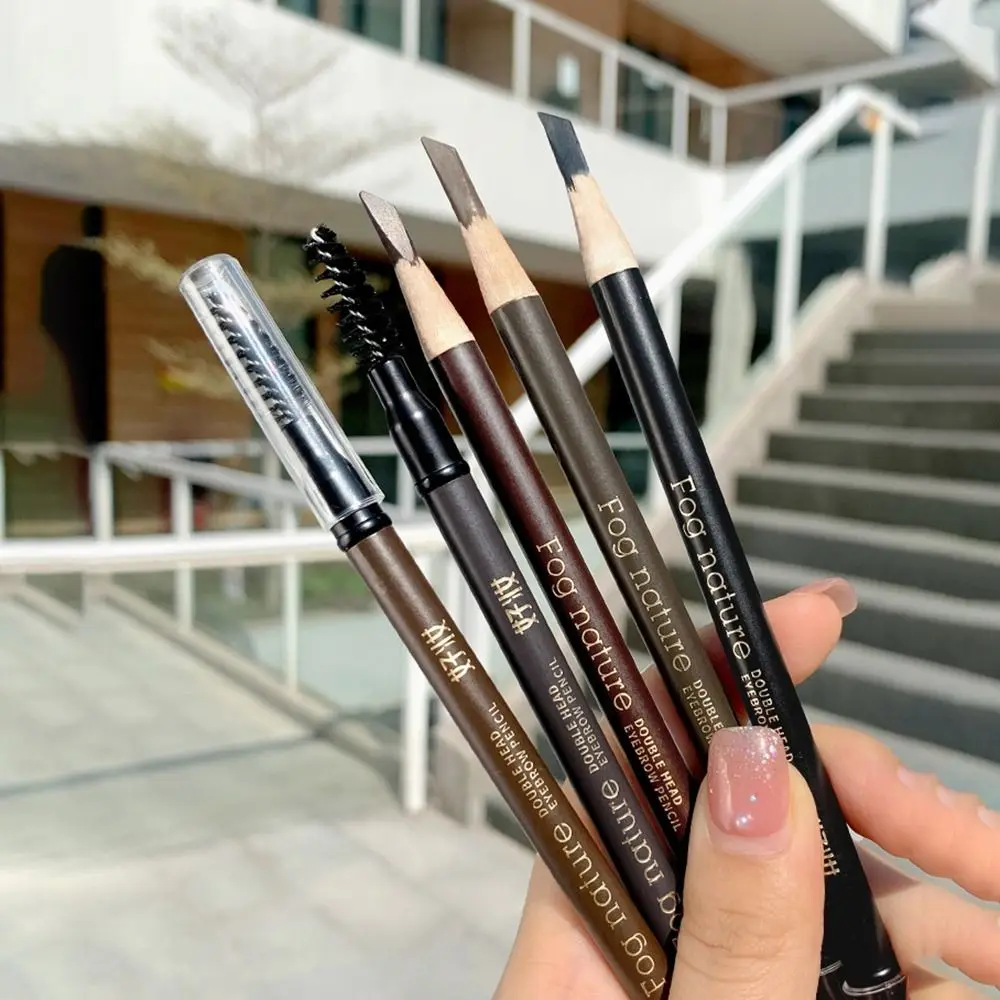 Waterproof Eyebrow Pencil Long-lasting Sweat Resistant Eyebrow Pen Non Discoloring Smudge-proof Eye Brow Definer Makeup Artists