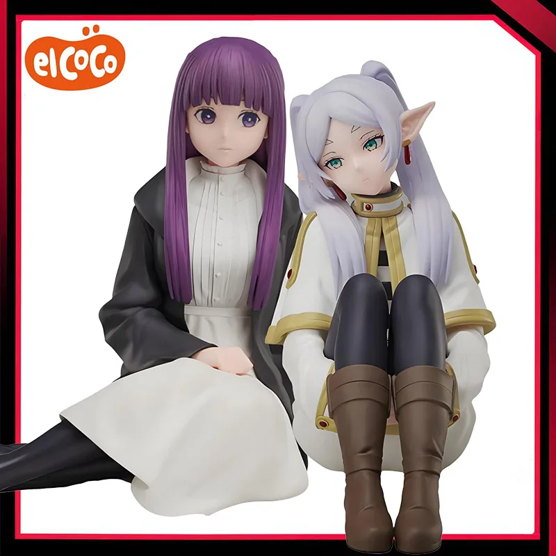 

В наличии Coco ElCOCO Frieren:Beyond Journey's End Fern Frieren Kawaii оригинальное аниме 11 см фигурка модель куклы Коллекционная игрушка в подарок