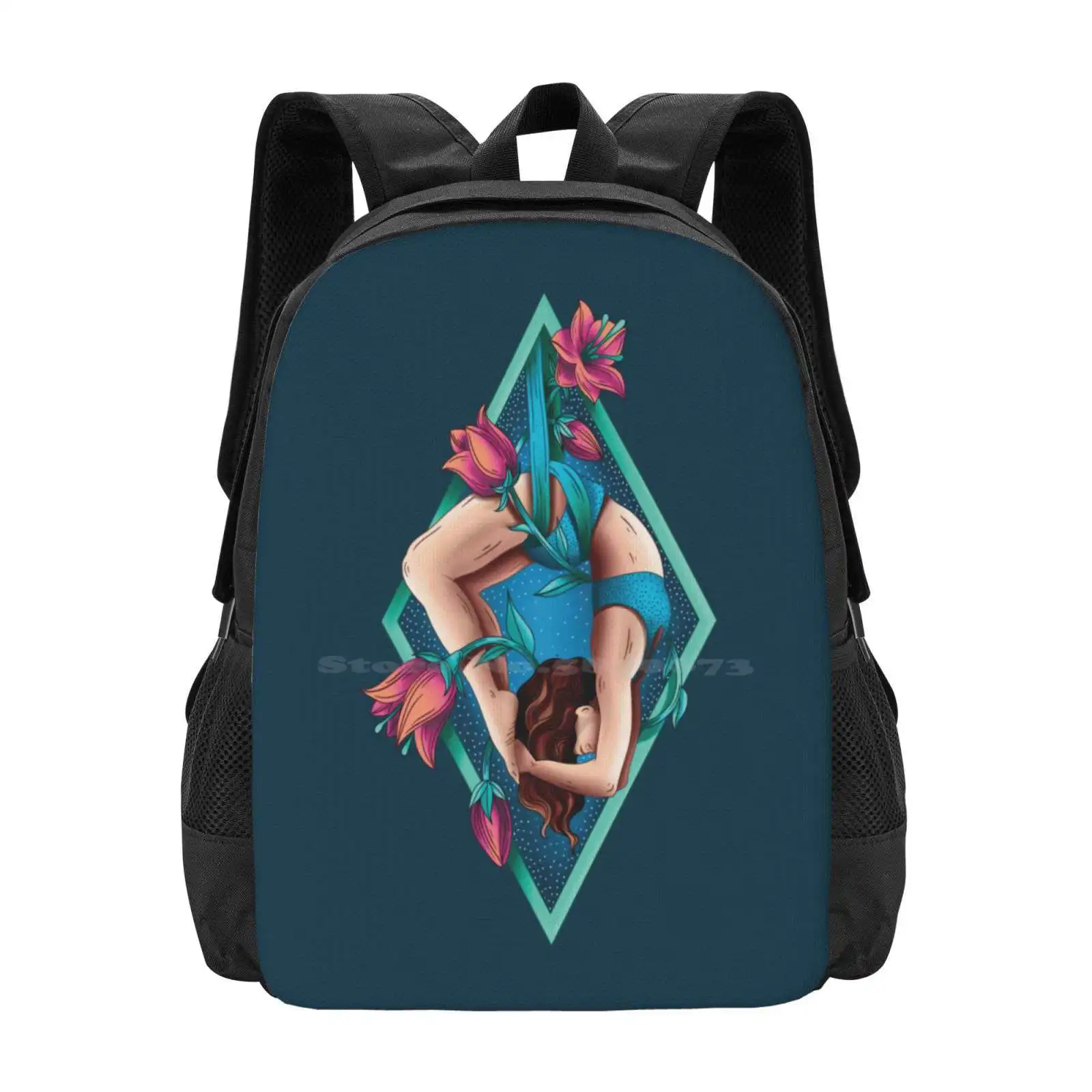 Aerial Yoga Hammock Silks Colorful Design Hot Sale Schoolbag Backpack Fashion Bags Aerial Silks Aerial Fail Aerial Yoga Aerial