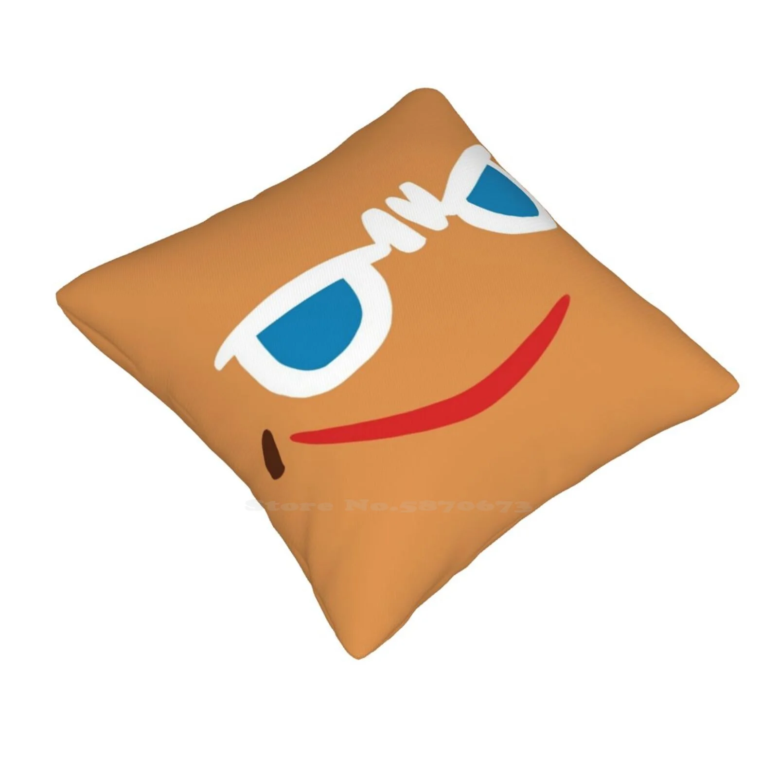 Gingerbrave Cursed Face Fashion Sofa Throw Pillow Cover Pillowcase Cookie Run Kingdom Cookie Run Ovenbreak Gingerbrave Face