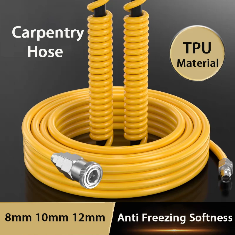 

PU Woodworking Specific Air Hose 8mm 10mm 12mm High-Pressure Air Pump Air Compressor Pneumatic Explosion-Proof Hose