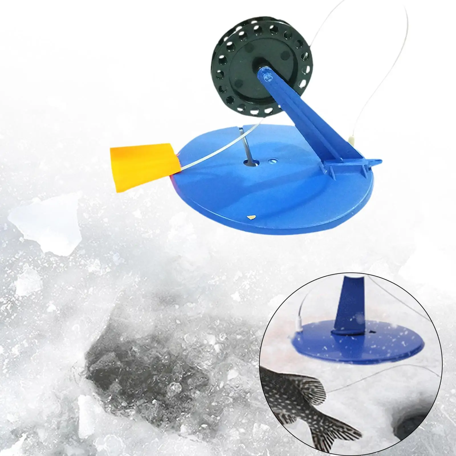 Ice Fishing Tip up Flag Winter Fishing Tackle for Outdoor Enthusiasts Adults