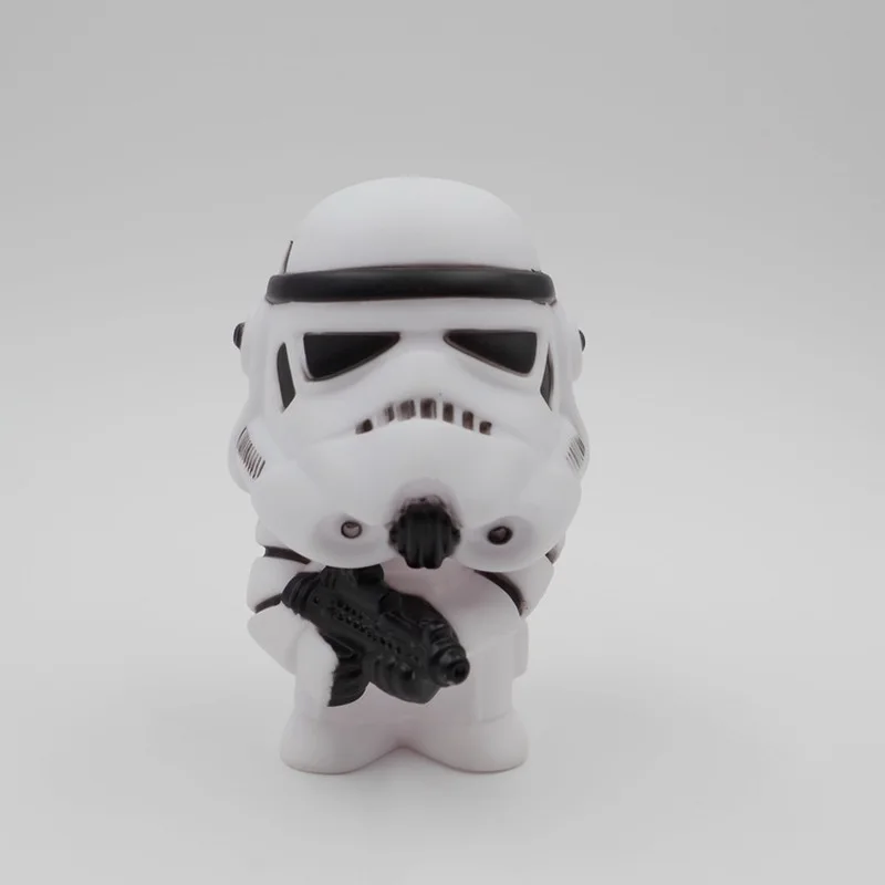 Figurine de soldat noir du film Disney Dark Trooper, Stormtropper, en boîte, Mini jouets, modèle cadeau pour enfants, 10cm
