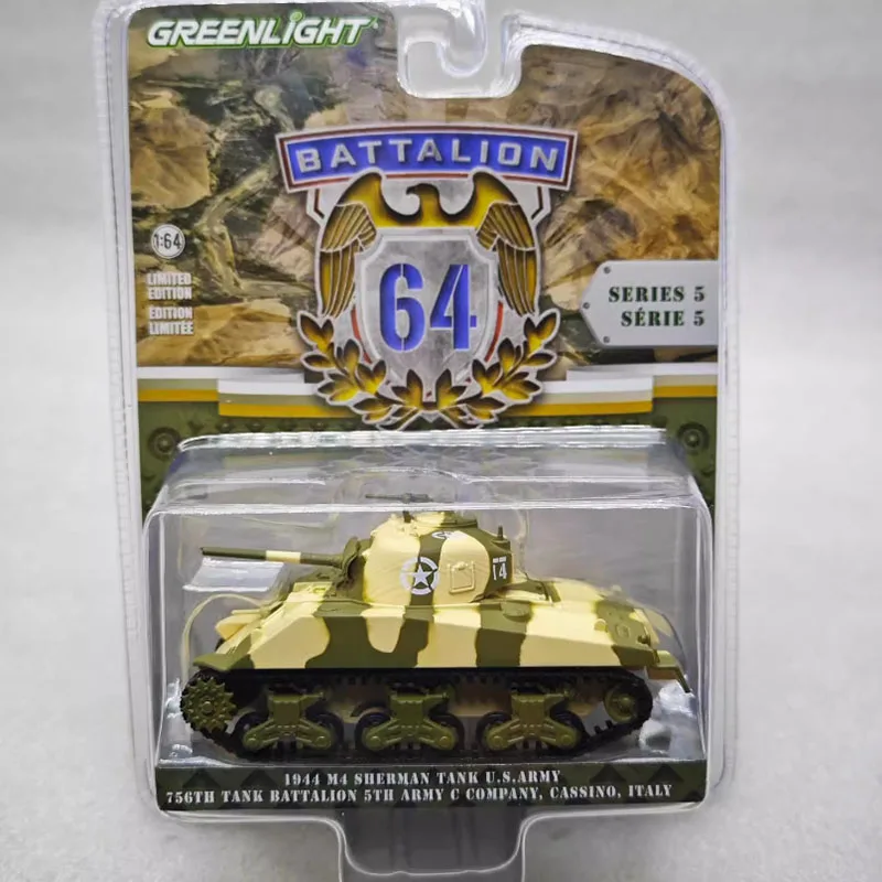 

Greenlight литой под давлением масштаб 1:64 M4 танки из сплава, имитация модели автомобиля, статическая коллекция, украшенные праздничные подарки, игрушки, сувенирный подарок