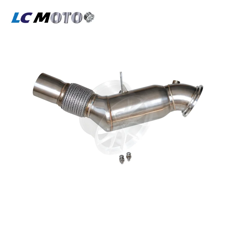 Catalytic Downpipe 200 Cell Performance Exhaust Parts For BMW B48 2.0T F32 F33 F36 420i 430i 430ix