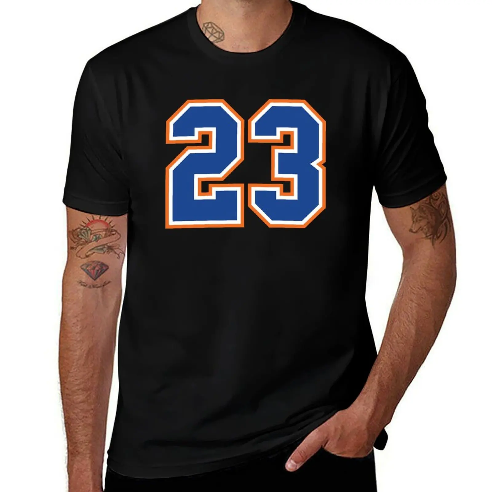 Twenty-Three Jersey Number Sports 23 T-Shirt Festival Short Sleeve T-Shirt