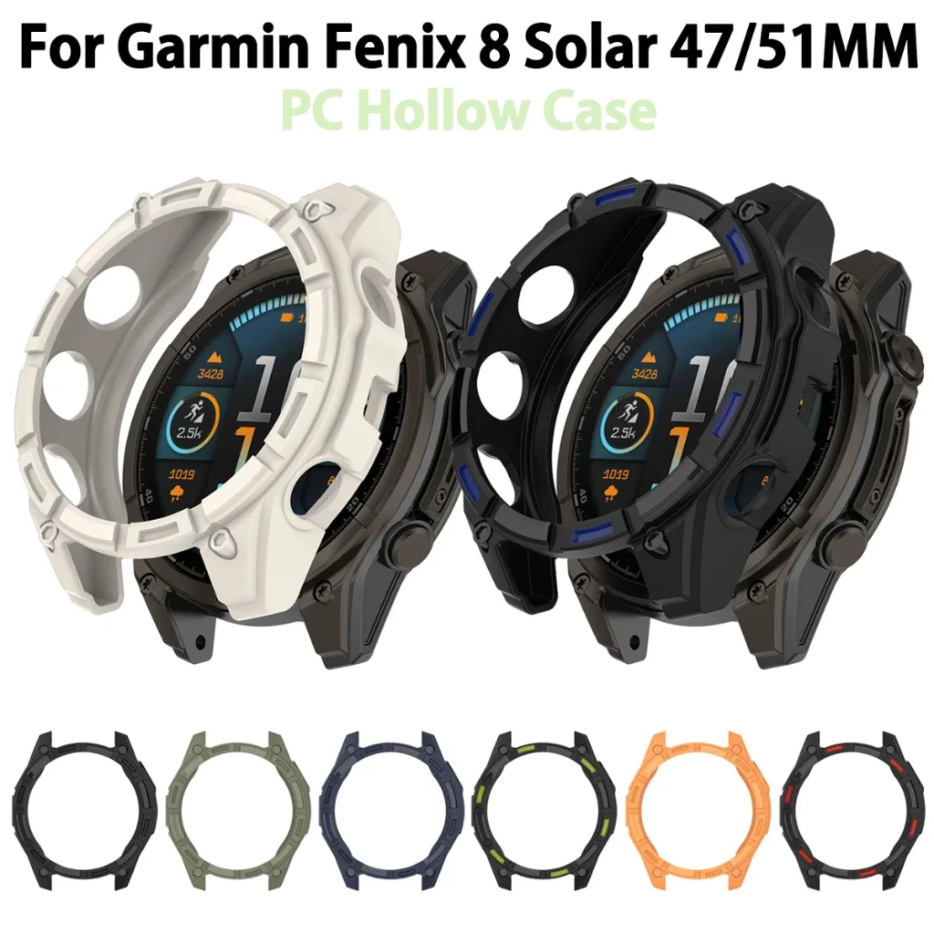 

Чехол из ТПУ для Garmin Fenix 8 Solar 51 мм 47 мм Amoled, мягкий силиконовый корпус, защитный бампер, рамка, аксессуары
