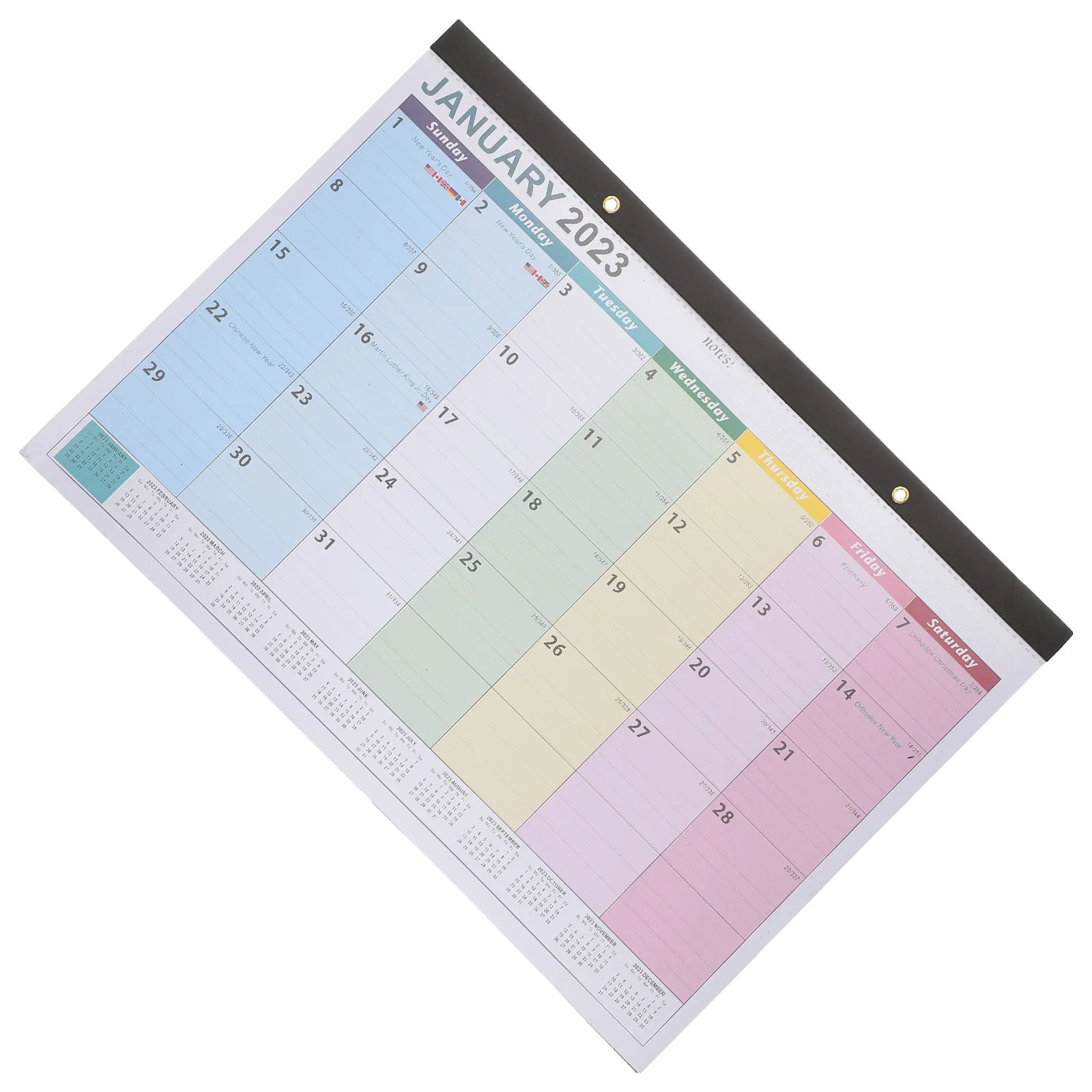 

Monthly Wall Calendar 2023 European Style Premium Thick Paper Hanging Calendar for Office Home 2023-2024 Monthly Planning