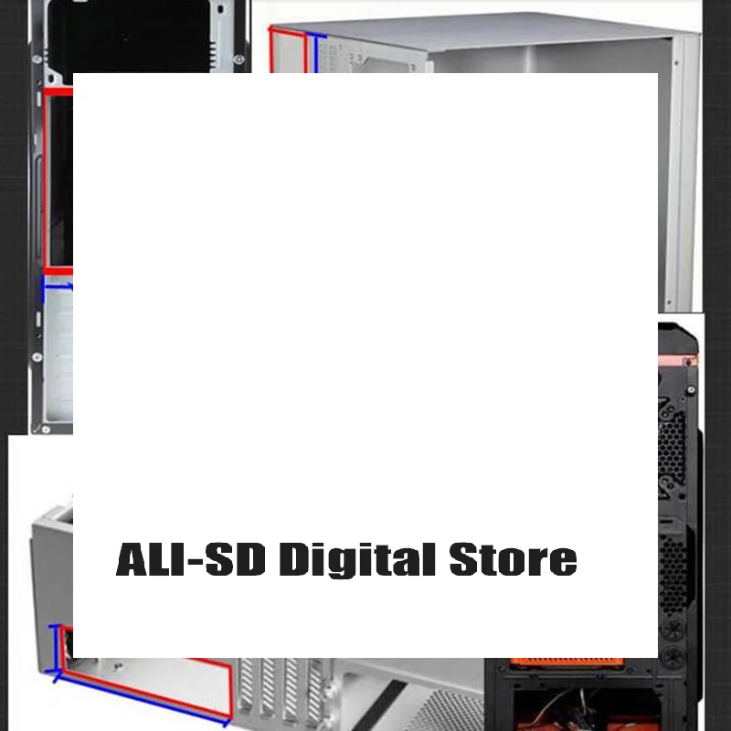 PVC Dust Filter Universal DIY Shield Back Plate For Computer Chassis I/O 3Pcs