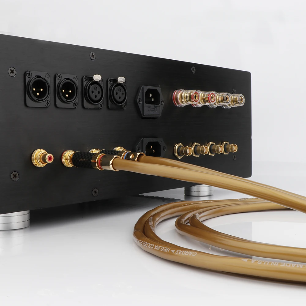 Pair Hifi Rca Kabel Hifi Audio Cardas Hexlink Golden 5-C Met Koolstofvezel Rca Plug Connector Kabel Audio Kabel
