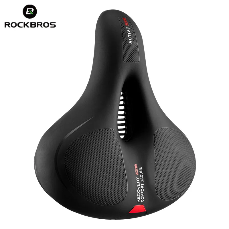 ROCKBROS Local Shipping Bike Saddle Shockproof Rainproof Cycling Sponge Saddle For MTB Road Bicycle Safe Comfortable Cushion
