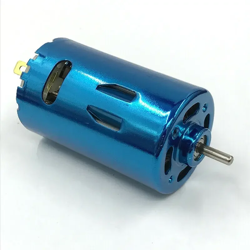 RS-550 silnik DC 12V 18V 24V 30000 obr/min Ultra-wysokiej mocy duży moment obrotowy przednie łożysko kulkowe DIY wiertarka narzędzie ogrodowe samochodu Model łodzi
