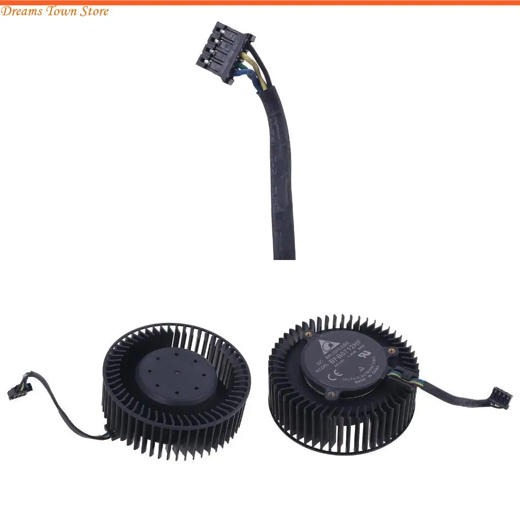 

HX6A BFB0712HF 65 мм 12V 1.8A 4PIN ГРОМА Охлаждение охлаждения для GTX980 980TI