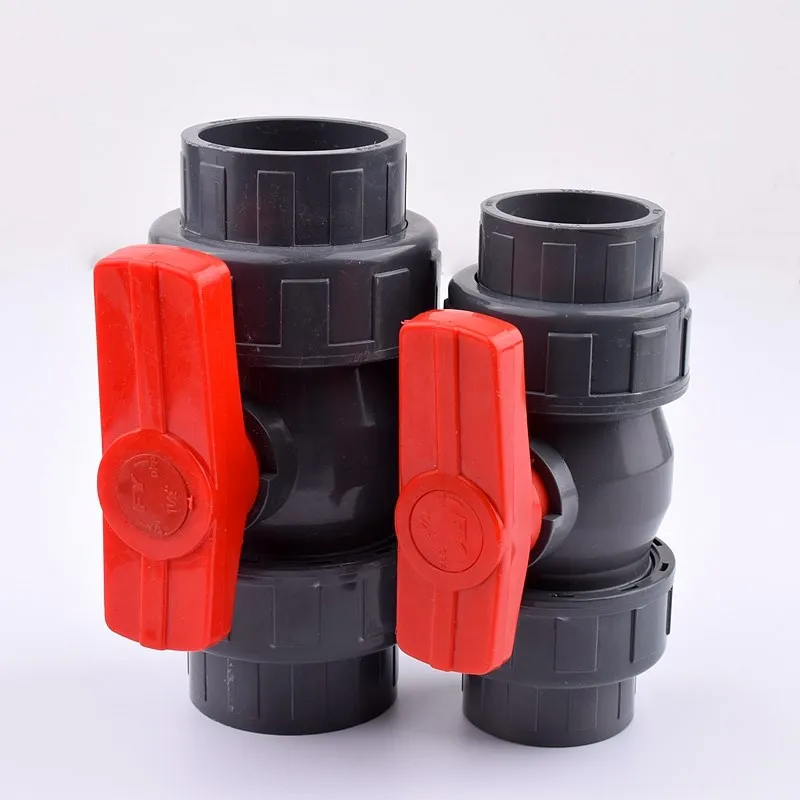 

1Pc 63/75/90/110mm PVC Pipe Union Valve Water Pipe Fittings Ball Valve Garden Irrigation Water Pipe Connector Aquarium Adapter