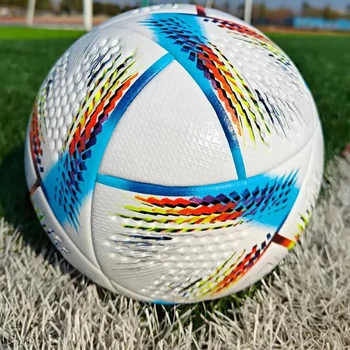 2022 프로페셔널 심리스 축구 남성용, PU 사이즈 5 성인 공, 야외 스포츠 훈련 축구 하이 퀄리티 팀 매치 축구공