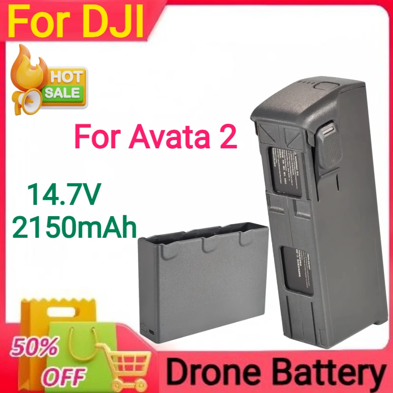 

14.7V 2150 mAh for DJI Avata 2 Intelligent Flight Battery 23-min Flight Time for DJI Avata 2