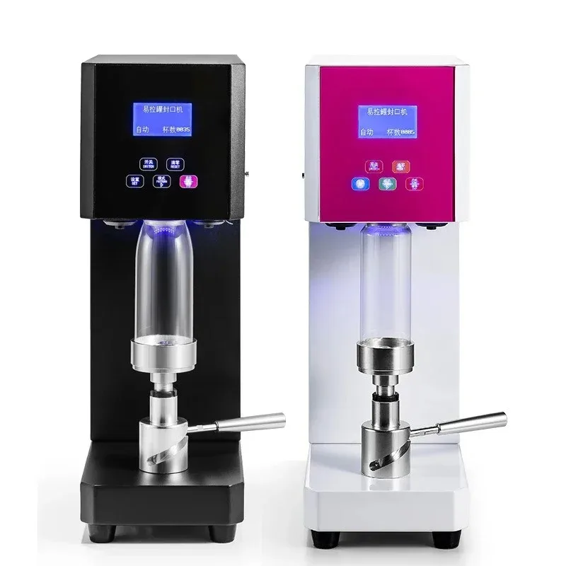 

220V Commercial Automatic Can Sealing Machine for Plastic Cans & Beverage Cup Sealing