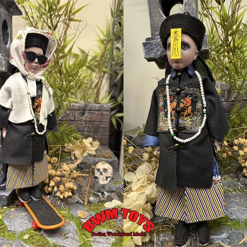 

In Stock Original 1/6 Scale Male Soldier Happy Ghost Little Zombie 19CM Action Figure Doll Collection