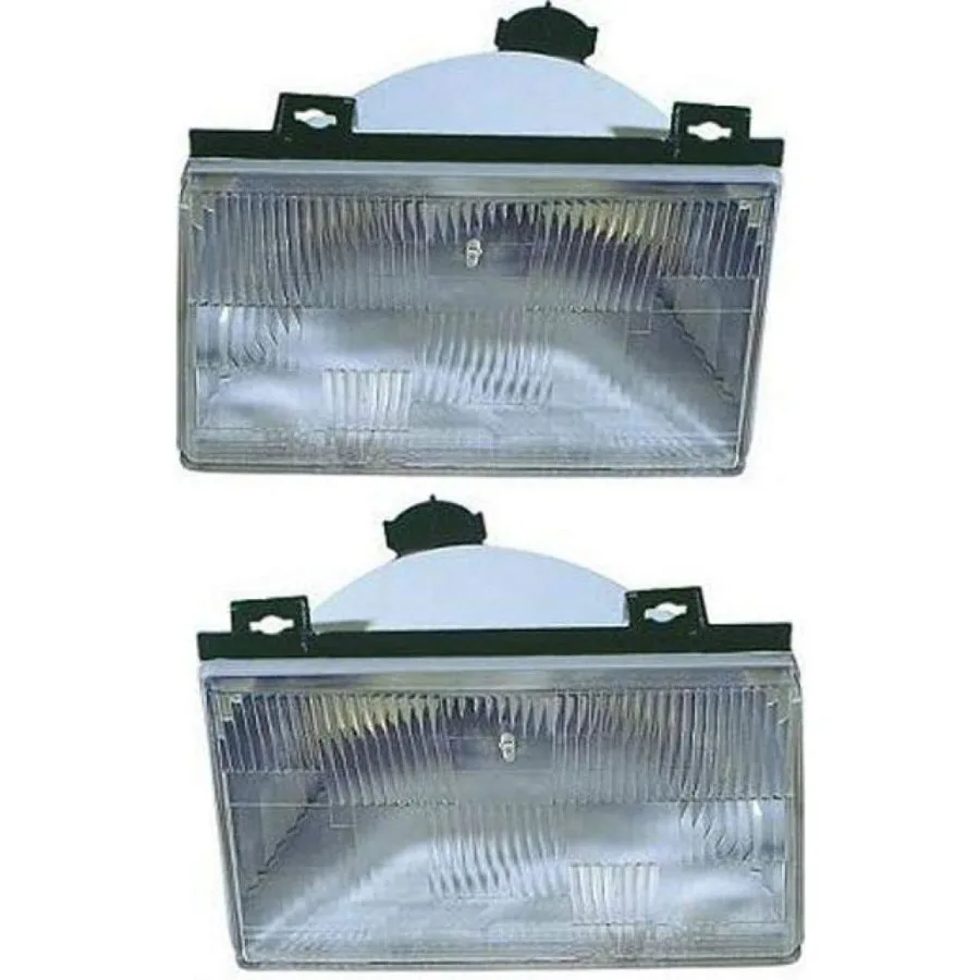 

For 1992 1993 1994 Tempo Headlights Driver and Passenger Side Pair Replacement For FO2502108