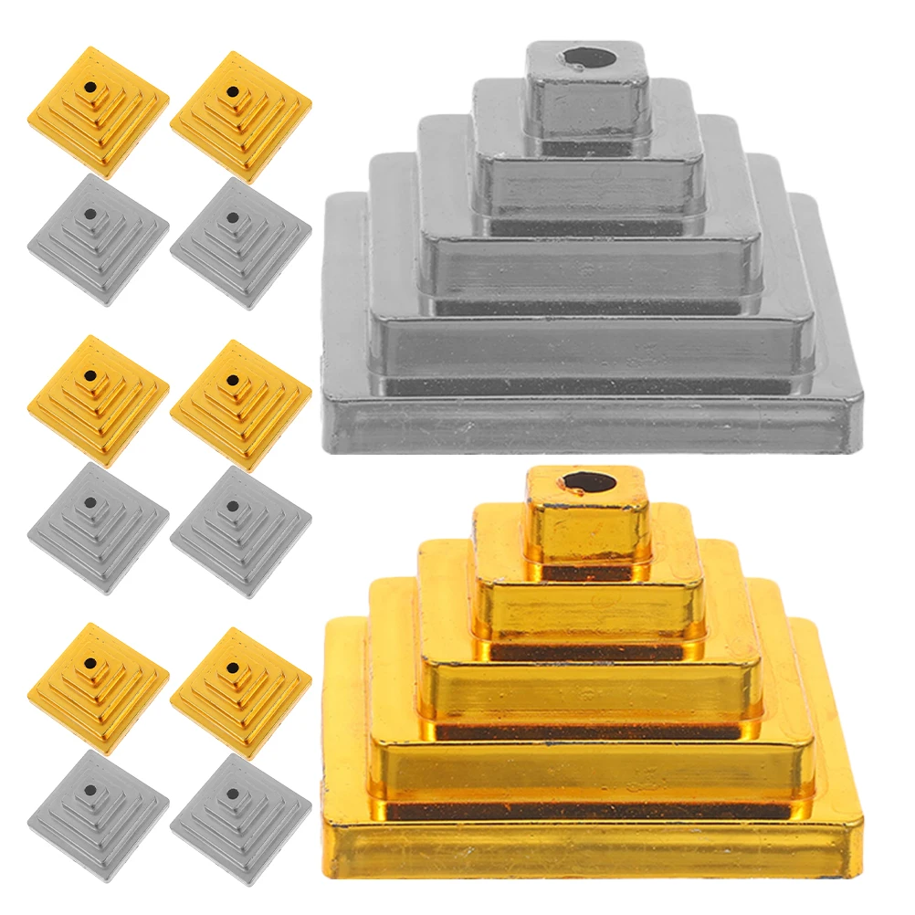 

20 Pcs Flagpole Base Stand Small Holder for Decoration Mini Stands Marker Plastic