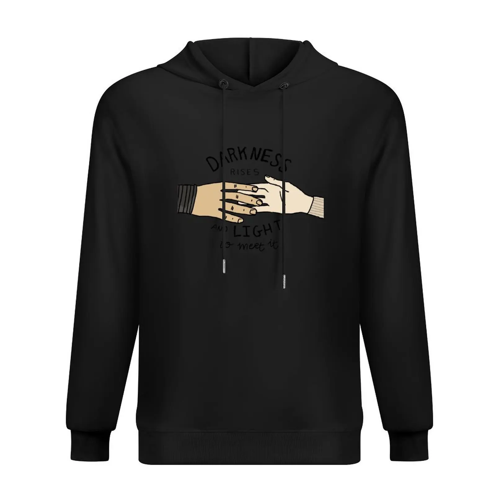 

Darkness Rises and Light to Meet it Hoodie men's sweat-shirt set hooded shirt fashion men men clothes men hoodie