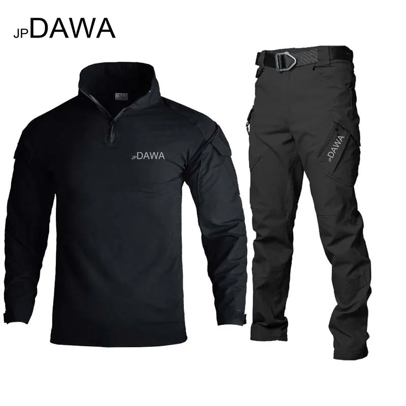 

2025 г. Для походов, рыбалки, кемпинга, мужской четырехсезонный тренировочный костюм в американском стиле, тактические брюки, дышащие и прочные.