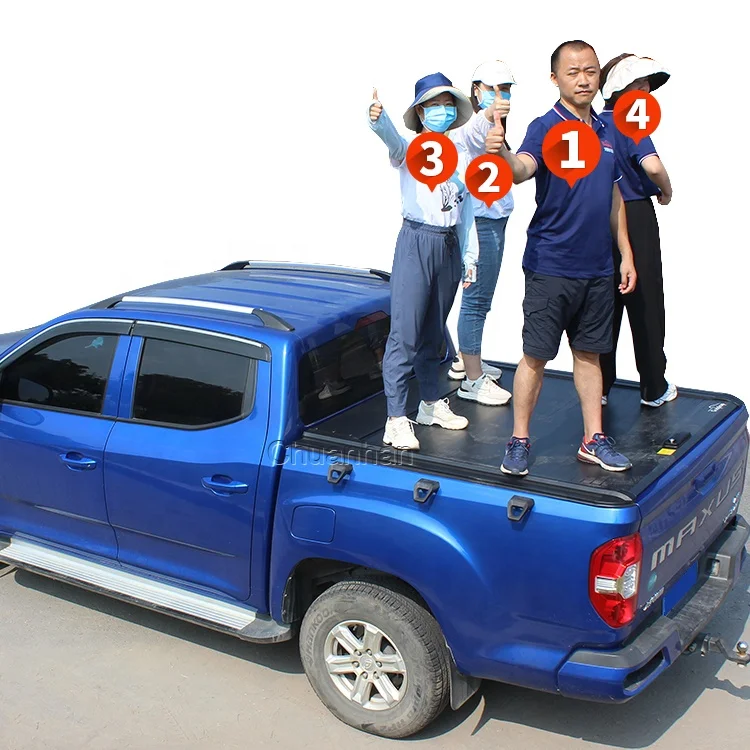 Pickup Truck Bed cover Retractable Roller Lid Tonneau Cover For Tundra tacoma bt50 ranger