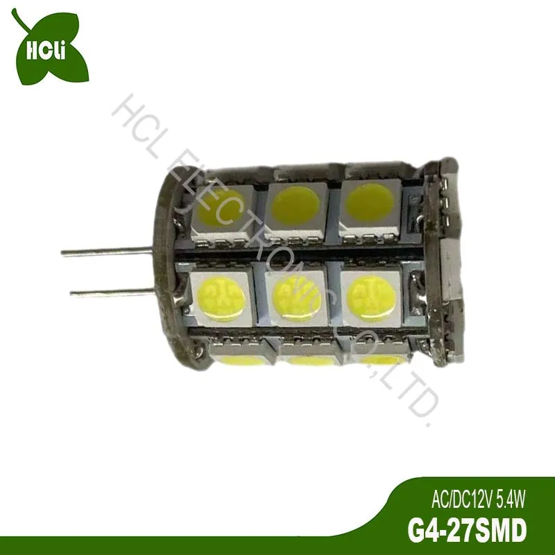 High quality AC/DC12V 24V 5W G4 Bulb Led Reading Light Interior Ceiling Light Crystal Lamp Pendant Decoration free shipping 2pcs