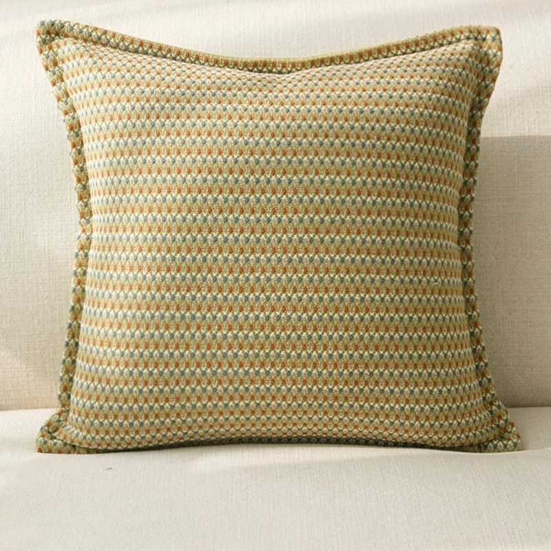Green Pillows Red Blue Dots Cushion Case Luxury Modern Square Decorative Pillow Cover For Sofa Chair Home Decorations