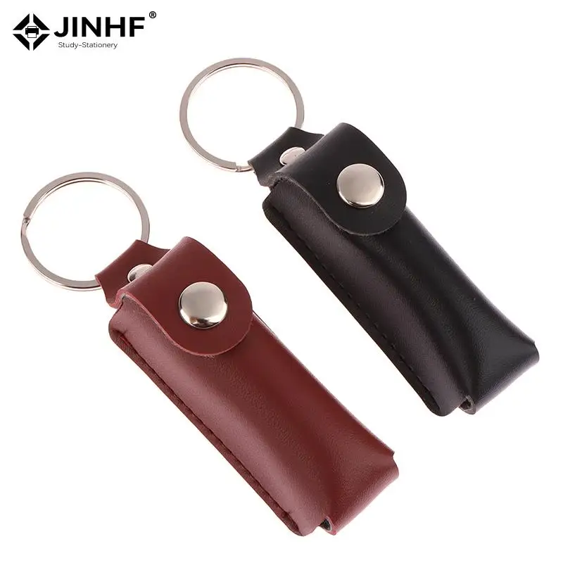 USB Case Protective Bag Portable Pocket Leather Key Ring For Usb Flash Drive - Image 3