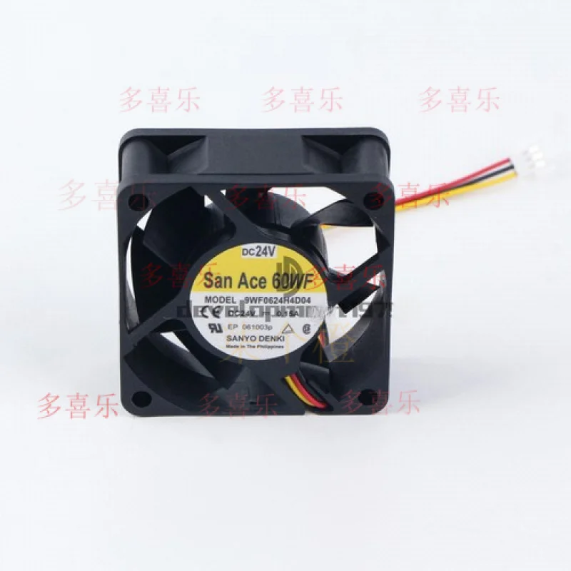 ZMZM     For   9WF0624H4D04 60*60*25mm 24V 0.15A Cooling Fan   3pin Plug #F18