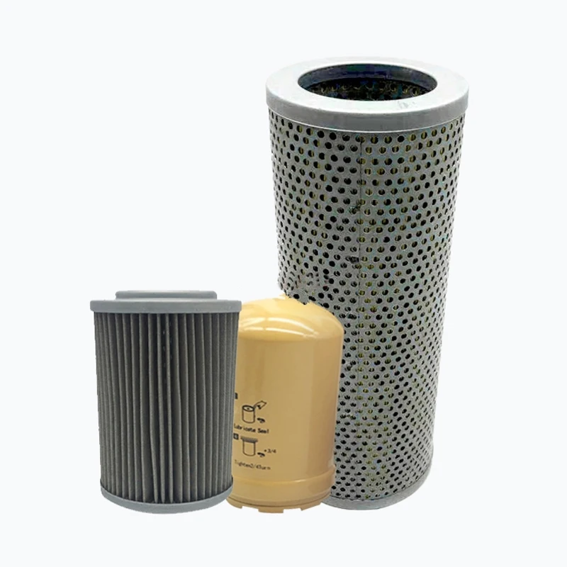 For CATERPILLAR for CAT307C 307D Excavator Hydraulic oil filter oil inlet oil return grid filter copper strainer Excavator acces