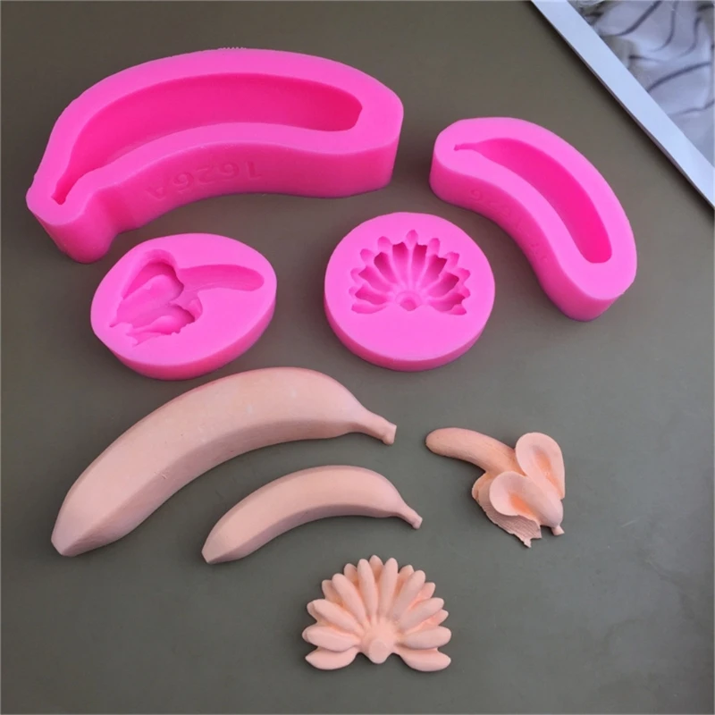 Mousse Cake Molds Banana Shape Cake Mold Chocolate Mould Pastry Moulds Cake Decorating Tools Perfect for Chocolate Candy