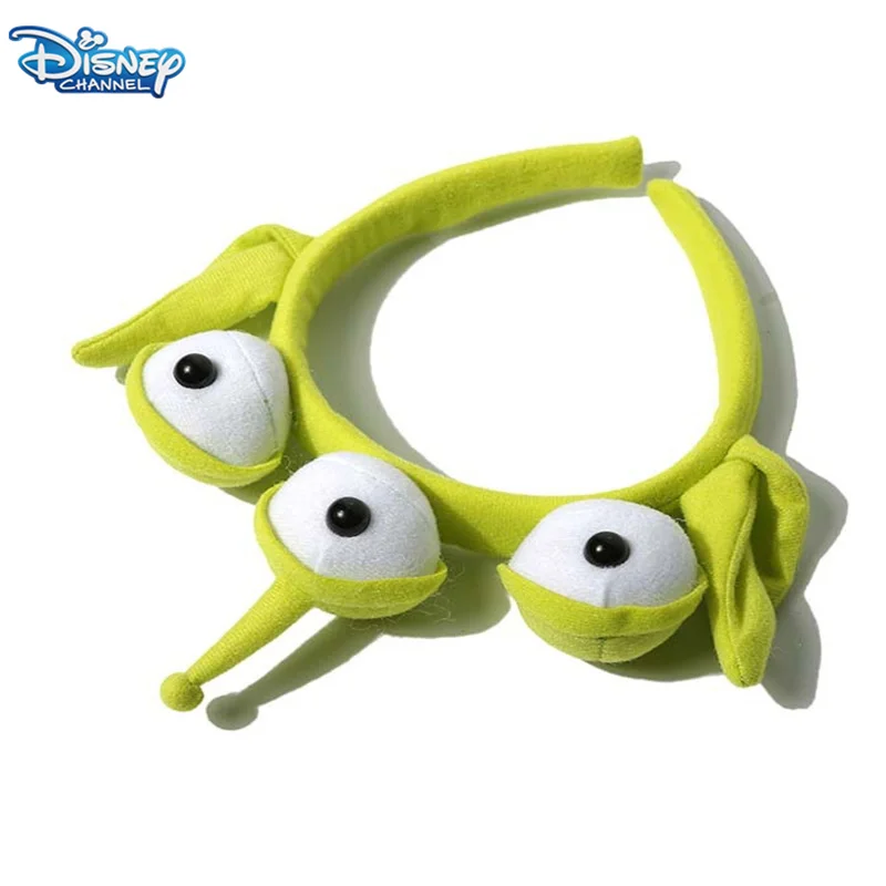 Disney Toy Story Alien Headband Cosplay Costume Stretchy Plushy Hair Accessories Pixar Hair Band Children\'s Day Party Gifts