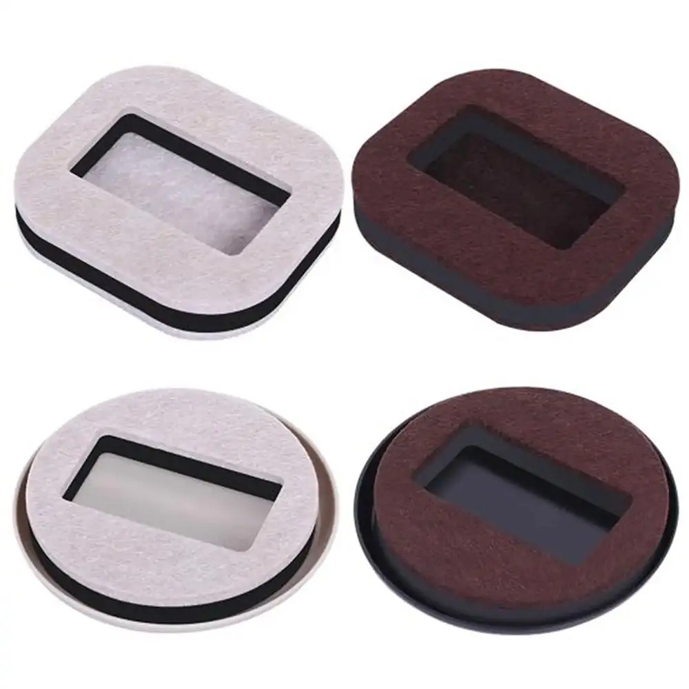 Replacement Reduce Noise Felt Chair Leg Pad Anti-Sliding Prevent Scratch Furniture Wheel Stoppers Couch Floor Protector