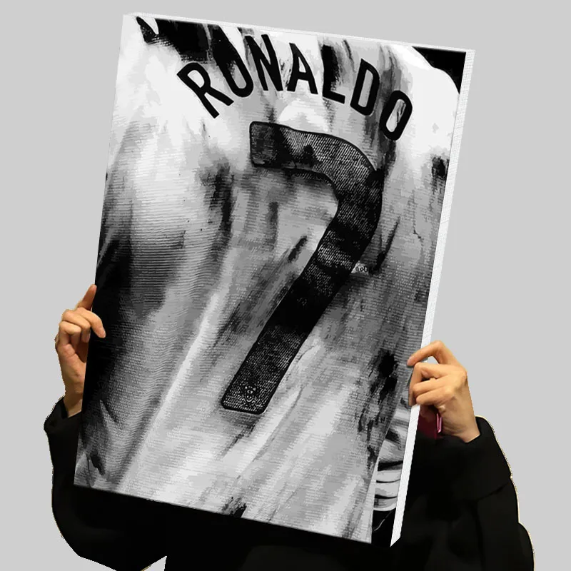 Cristiano Ronaldo Prints Poster Football Player Custom Canvas Painting Wall Art Modern Abstract Canvases Gaming Room Decoration