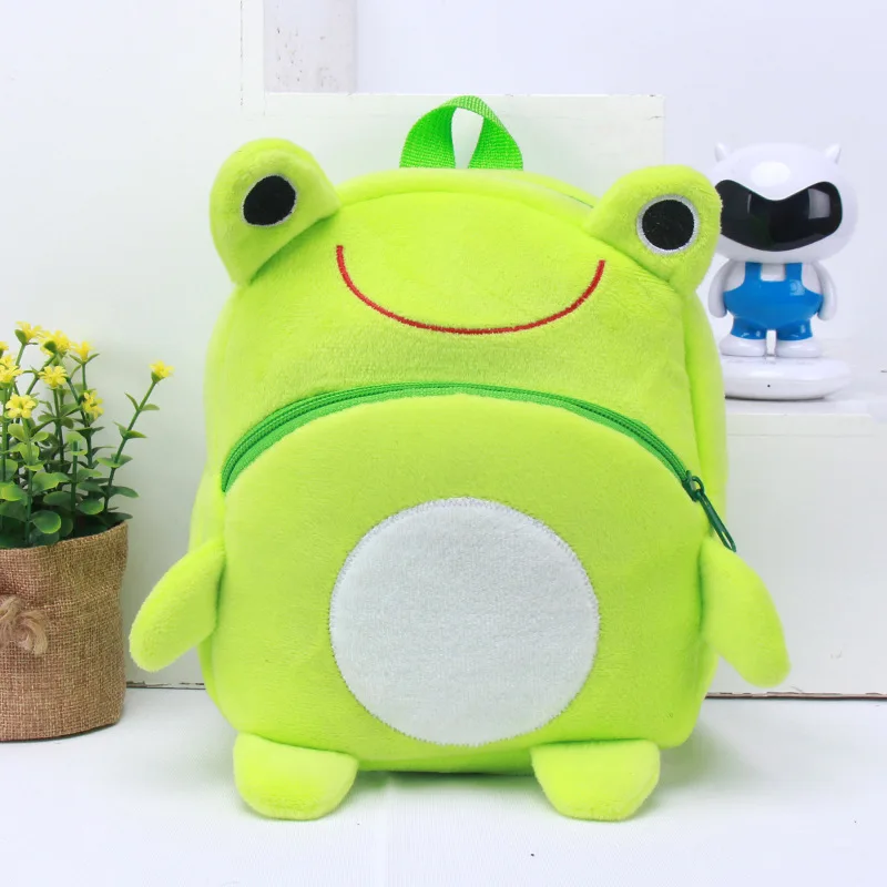 Cartoon Cute Frog Backpacks Penguins monkeys elephants bees Casual School Bag Children's Bags Boys Girls Birthday Gifts