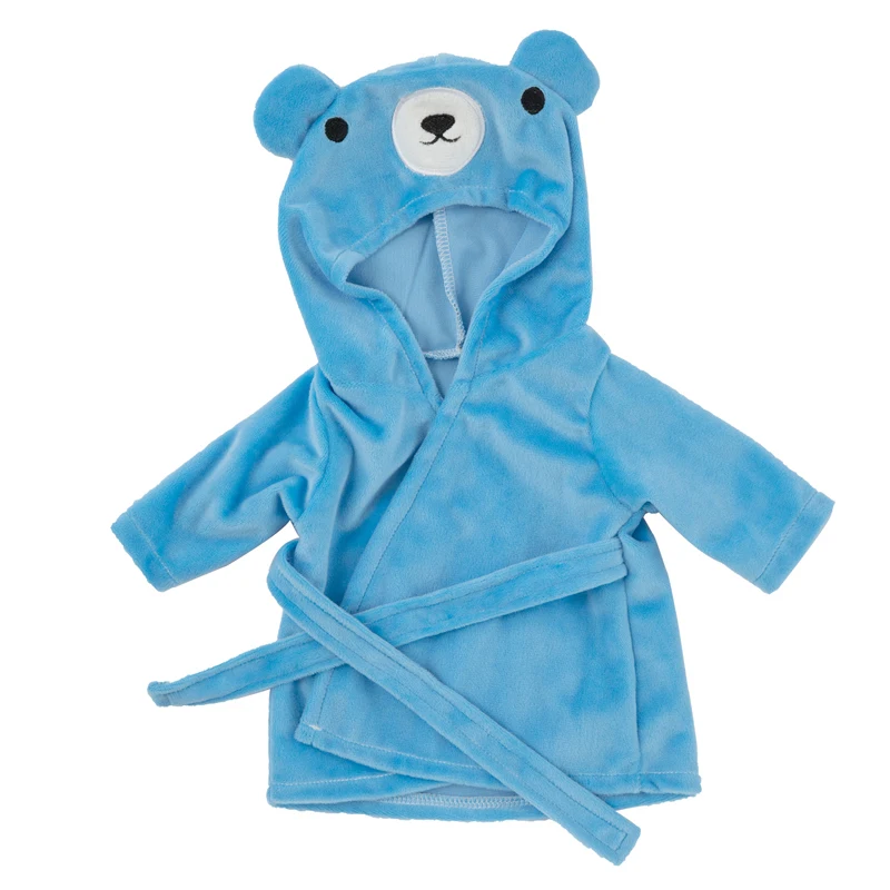 Puppe Kleidung Bademantel Set Pyjamas Für 18 Zoll/45 cm Amerikanische Puppe Mädchen Neue Reborn Baby Puppe Zubehör Schlaf tragen Geburtstag Geschenke