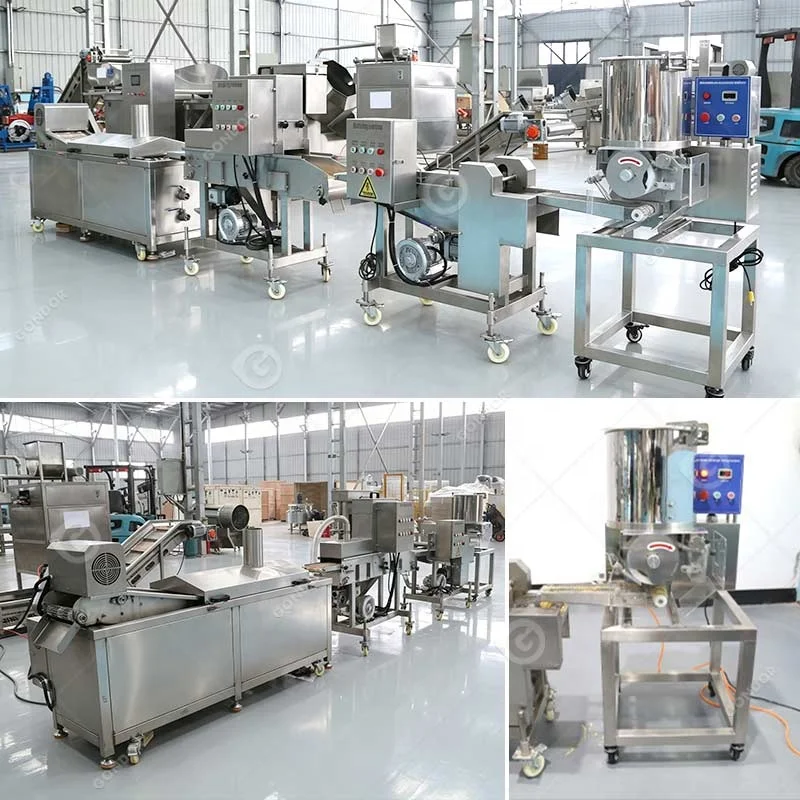Frozen Beef Patty Fully Automatic Automated Burger Maker Chicken Nugget Make Machine Pakistan Meat Pie Somal And Form