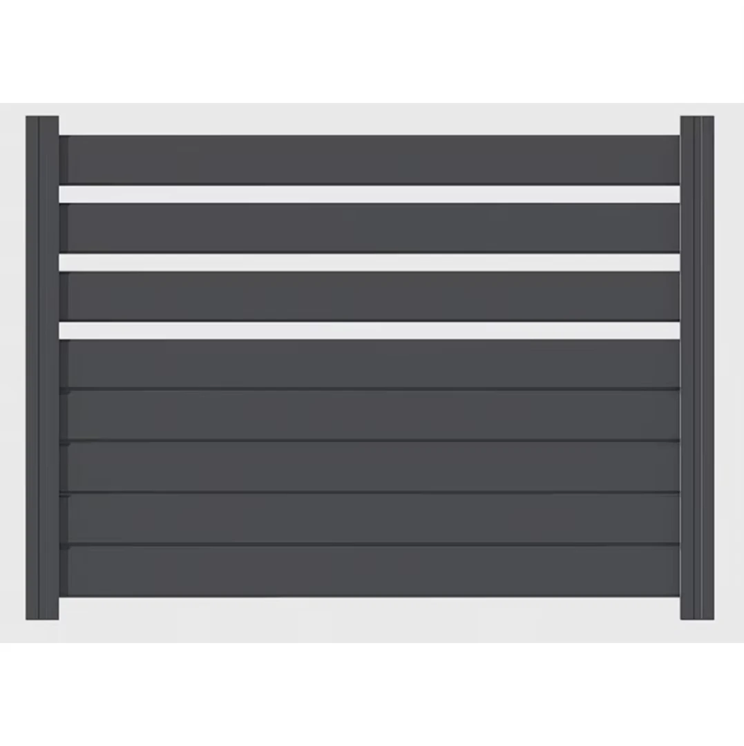 

Luxury Aluminum Privacy Fence Modern Design High Strength Durable Easy Install Safety Fencing System for Garden Yard Kit