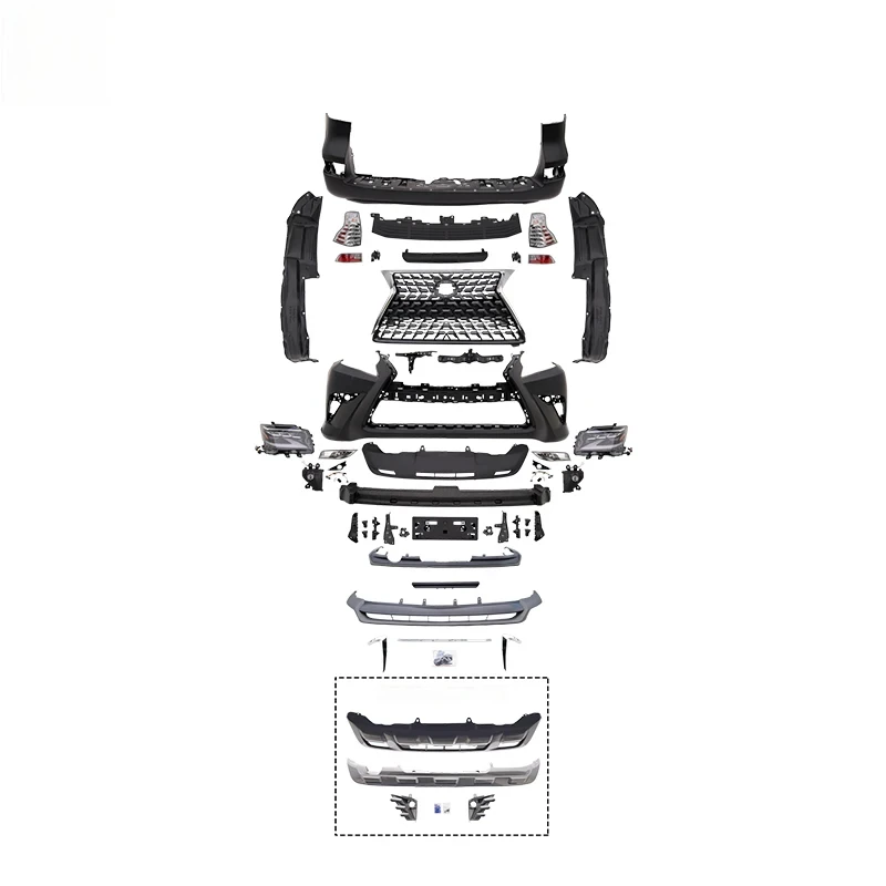 

Car Bumper Grille Car Parts Auto Tuning Conversion Kit GX Year 2010-2013 Upgr to GX 2020 Body Kit