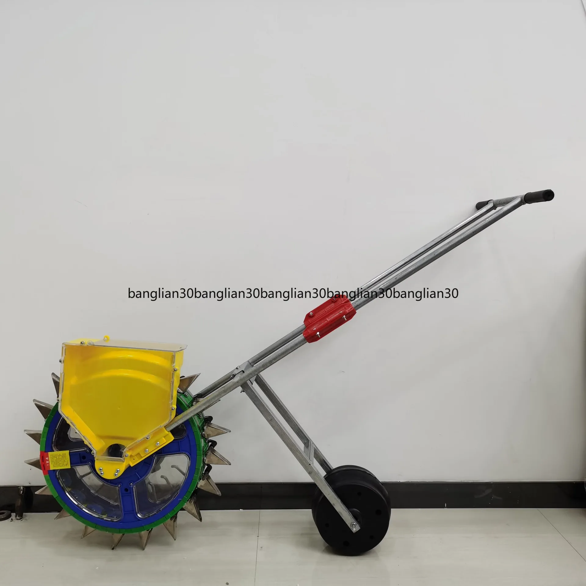20-Mouth Push Planter Soybean Corn Peanut Sorghum Millet Rapeseed Sesame on Demand Machine Roller Fertilizer