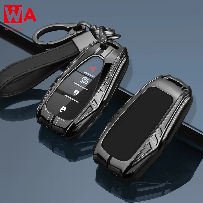 

Metal Car Remote Key Case Cover Shell Holder Chain Fob For Chevrolet Chevy New Malibu Equinox Blazer Camaro Seeker Trax 2024