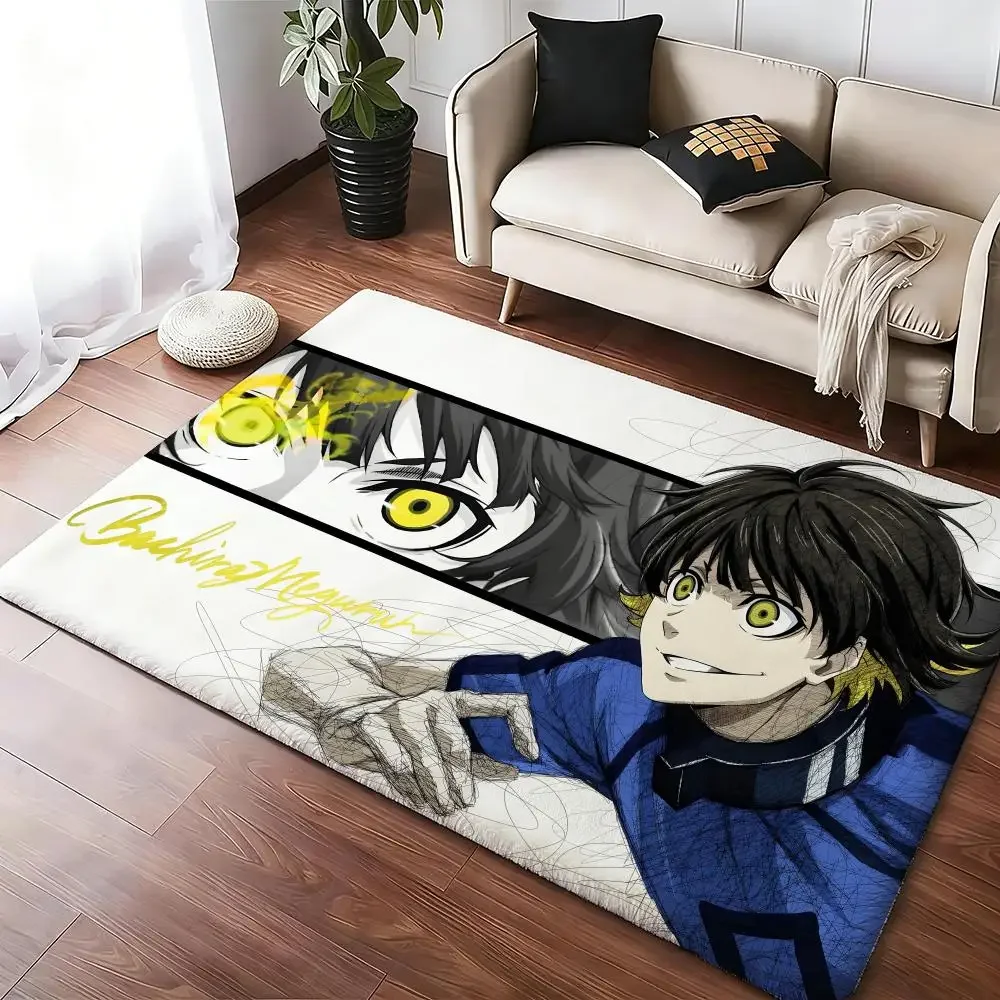 Yellow Lemon Slices Flannel Rug, Soft Non-Slip Fruit Pattern Mat for Living Room Bedroom Bathroom Kitchen Decoration