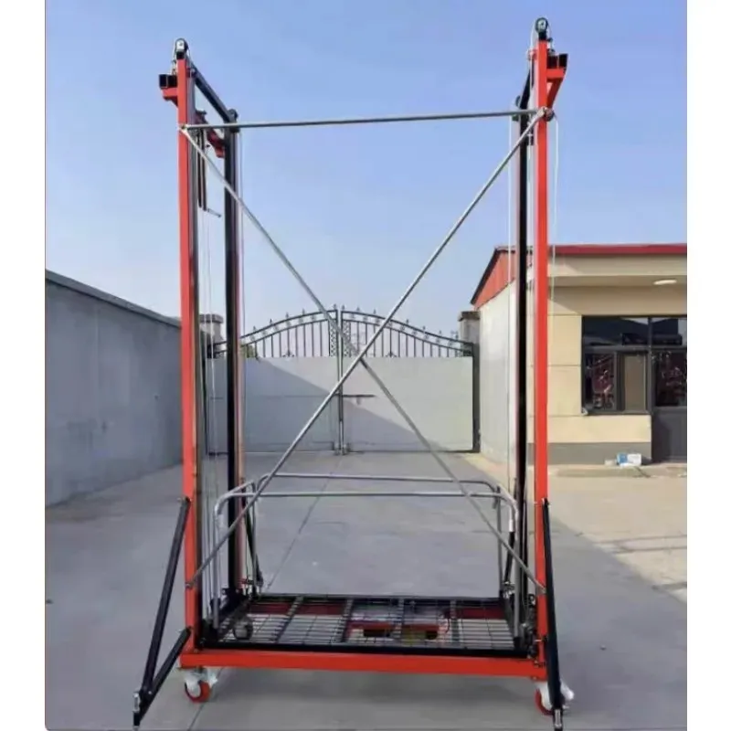 

Electric lifting scaffolding remote control mobile foldable portable industrial warehouse decoration lift platform